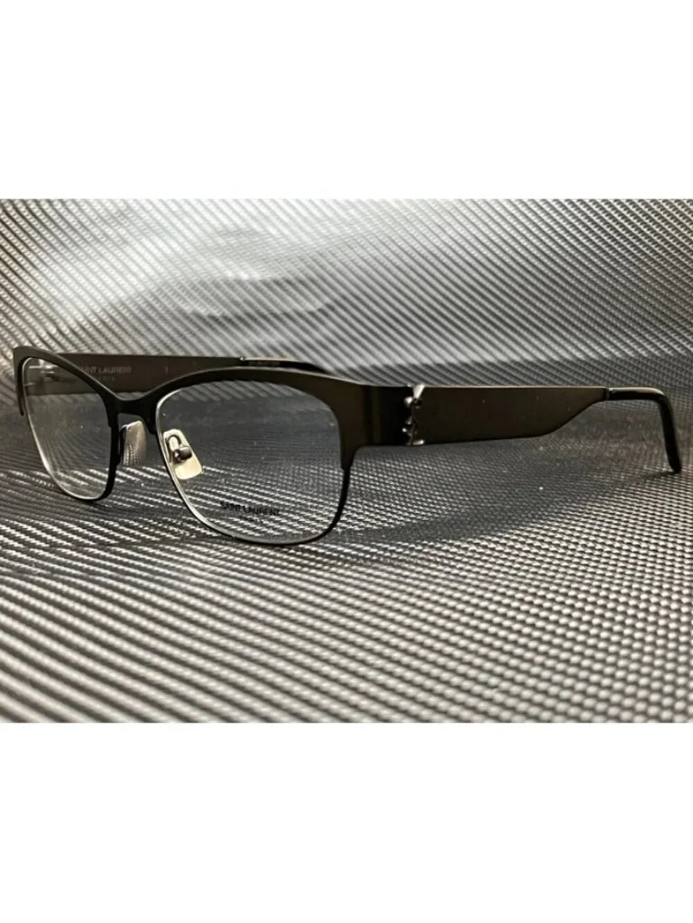 New Yves Saint Laurent Women  Black Eyeglasses  54- 17-